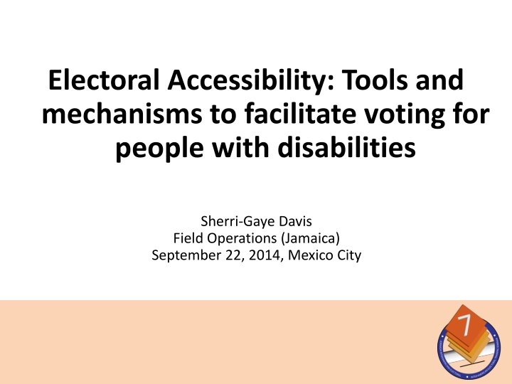 electoral accessibility tools and mechanisms