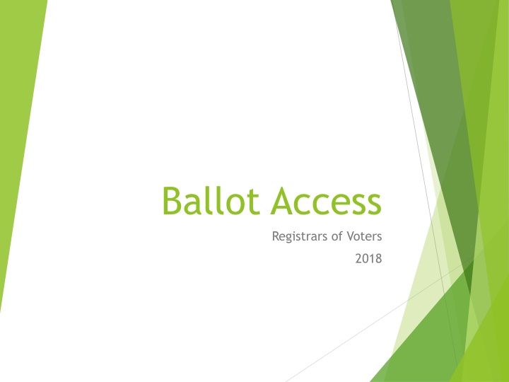 ballot access