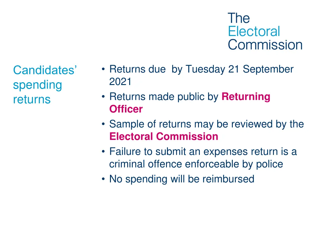 returns due by tuesday 21 september 2021 returns