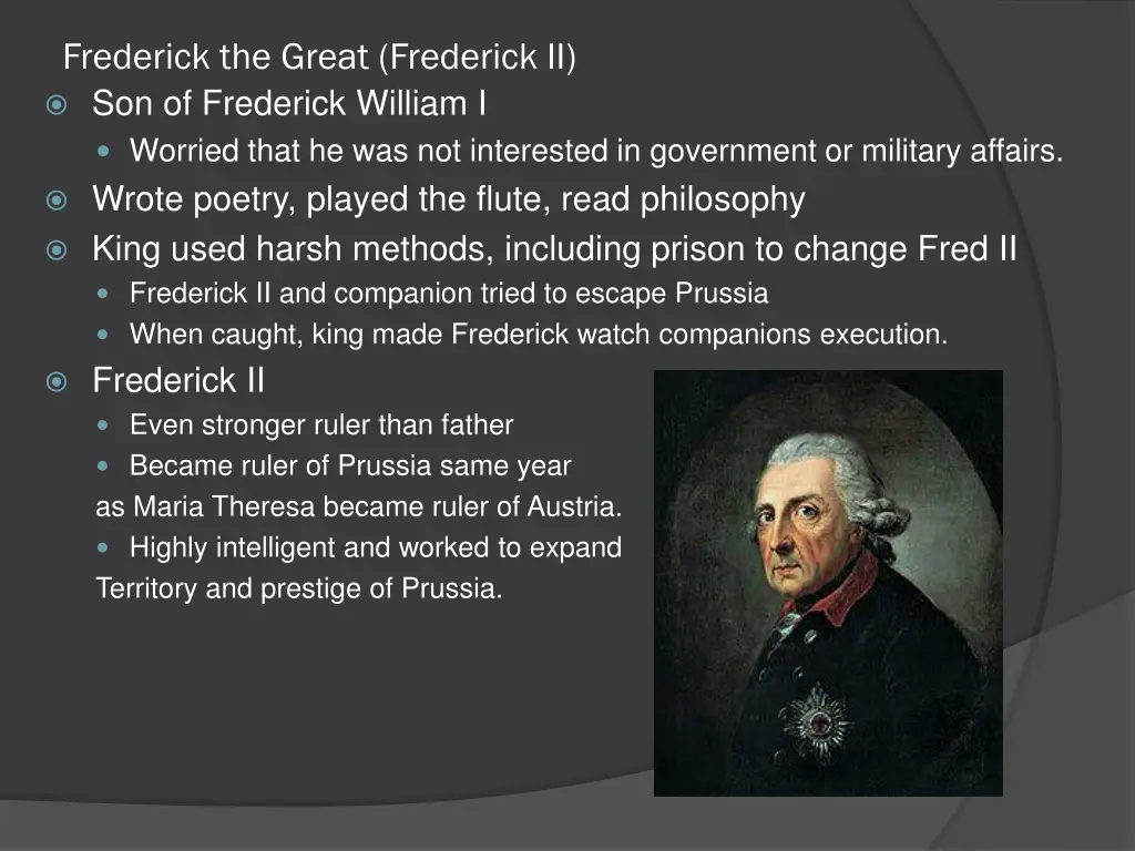 frederick the great frederick ii son of frederick