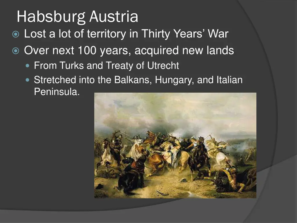 habsburg austria lost a lot of territory