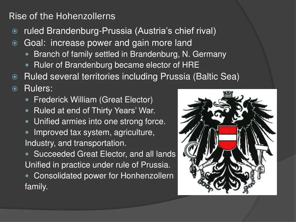 rise of the hohenzollerns