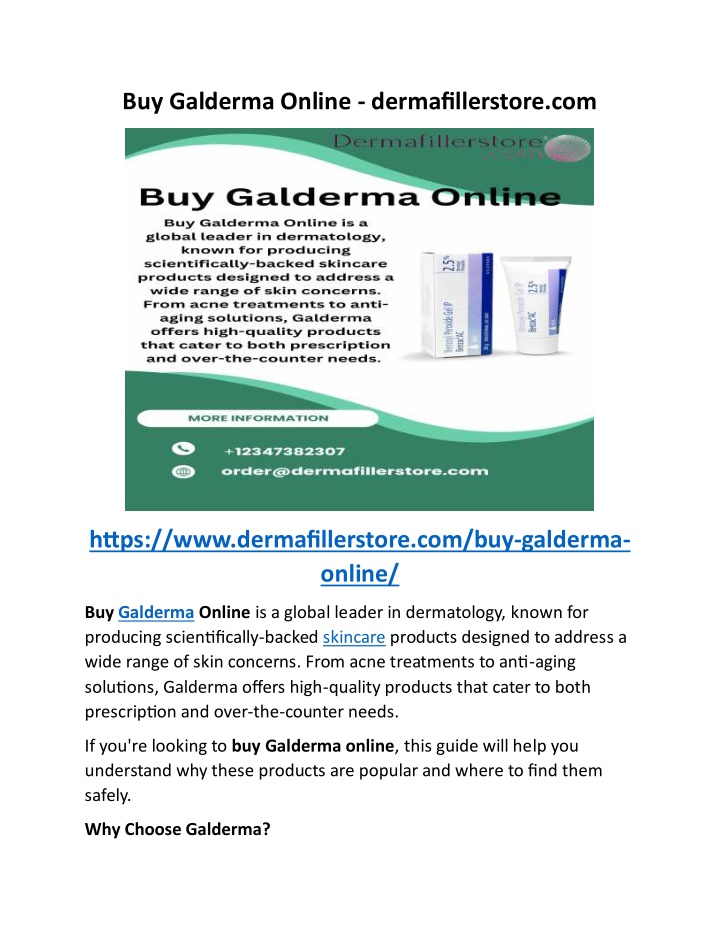 buy galderma online dermafillerstore com