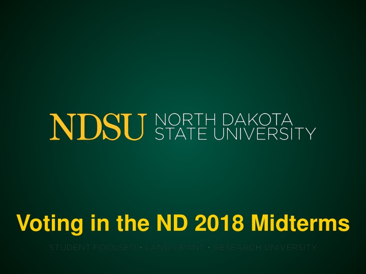 voting in the nd 2018 midterms