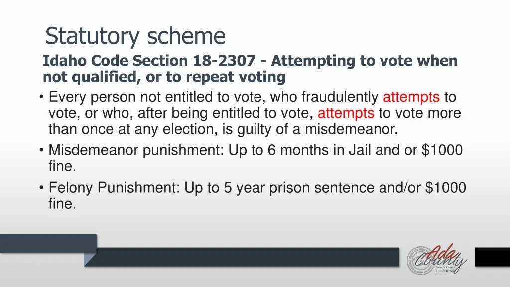 statutory scheme