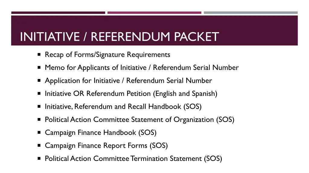 initiative referendum packet