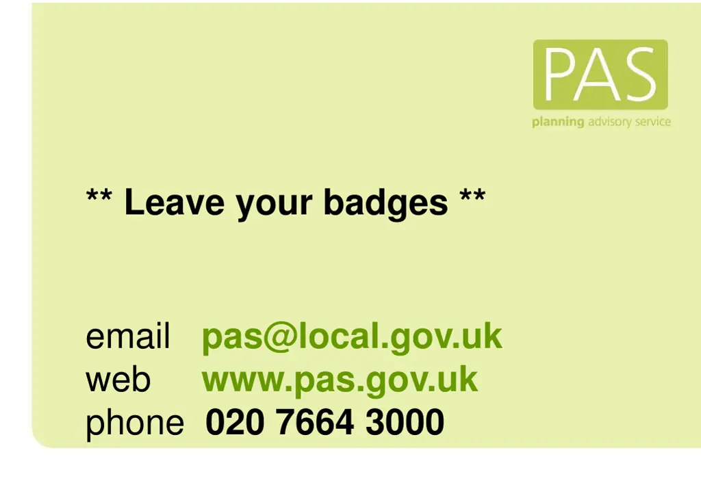 leave your badges