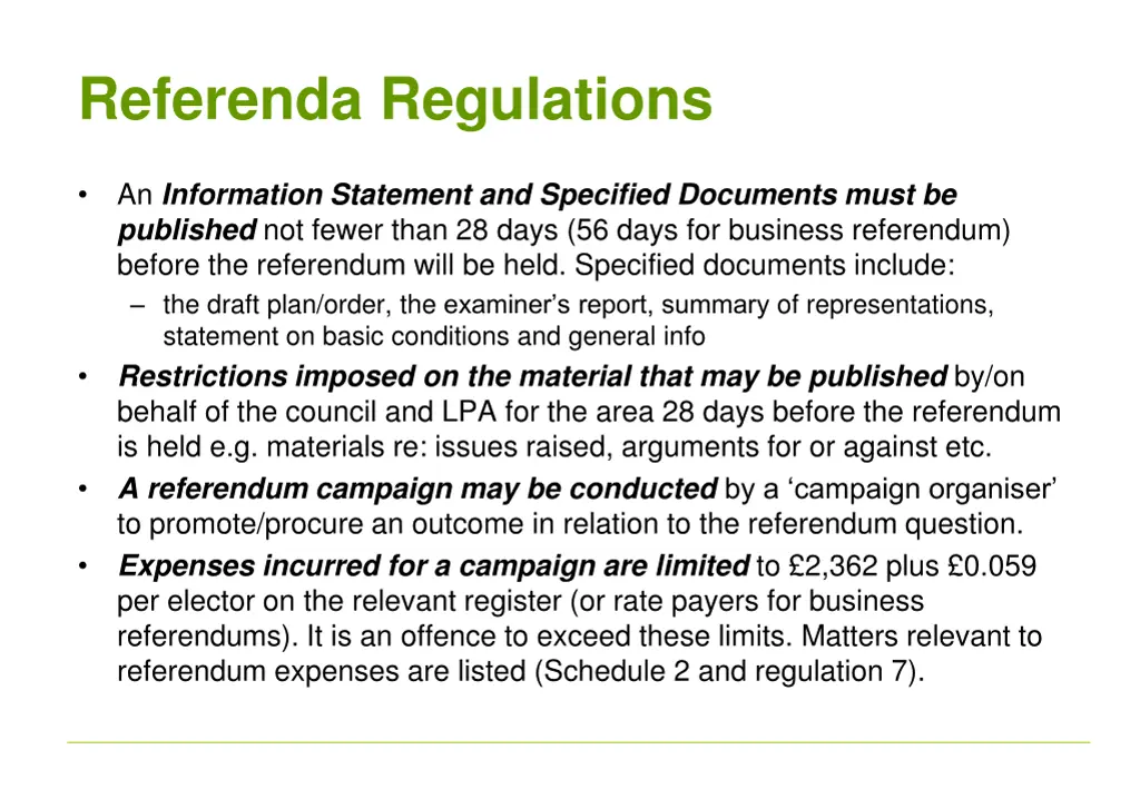 referenda regulations