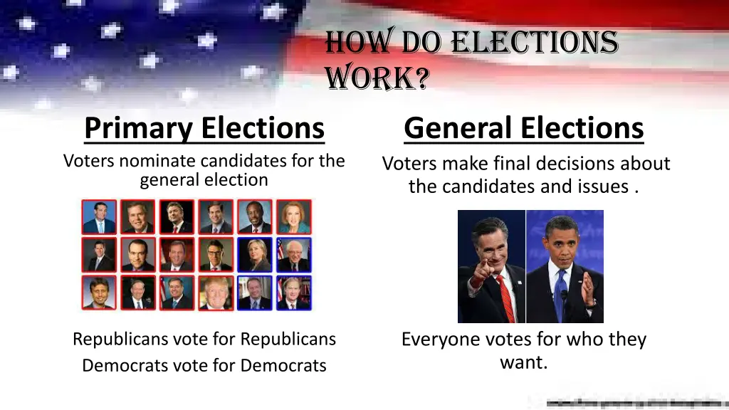 how do elections work general elections voters