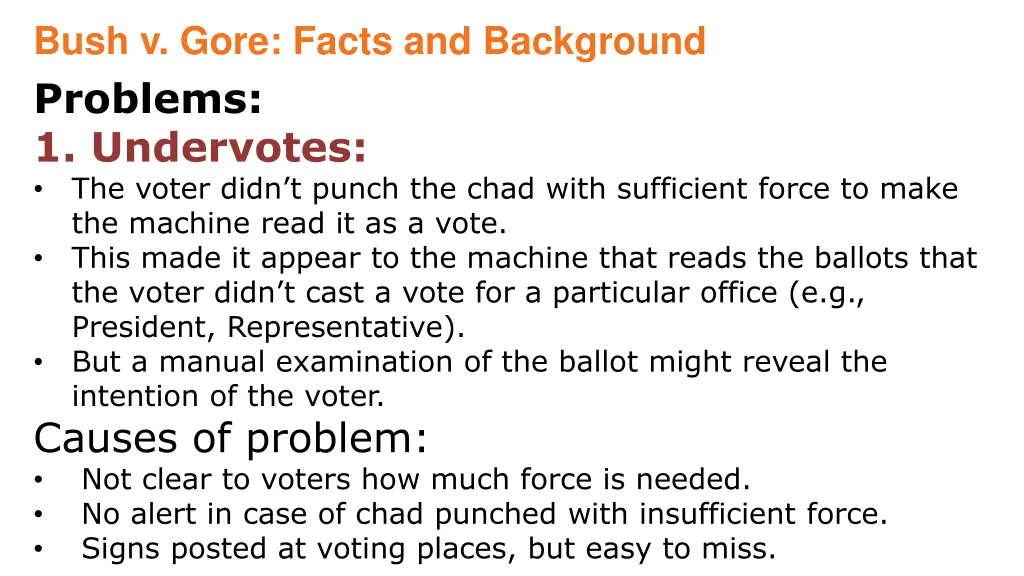 bush v gore facts and background 3