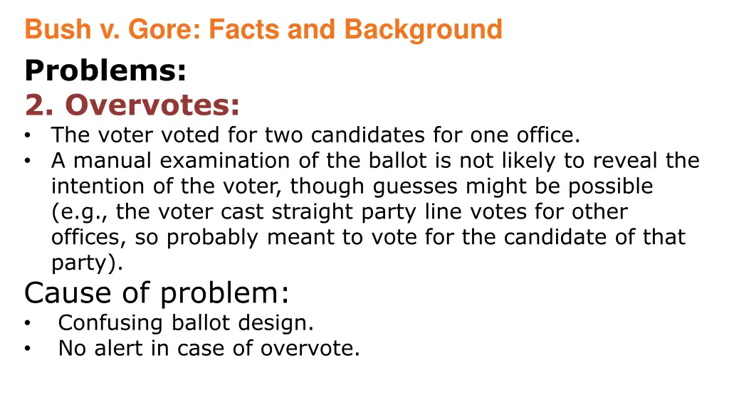 bush v gore facts and background 4