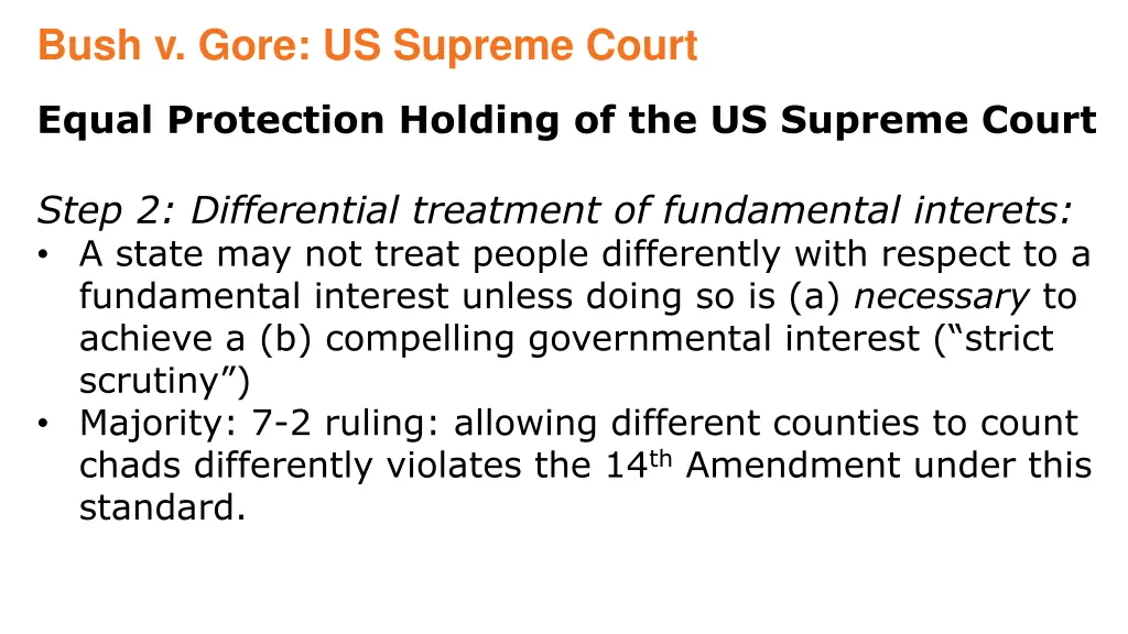 bush v gore us supreme court 1