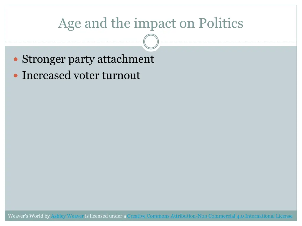 age and the impact on politics