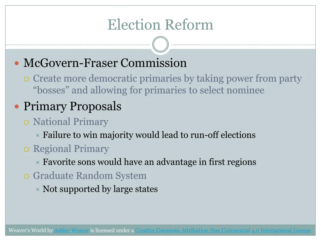 election reform