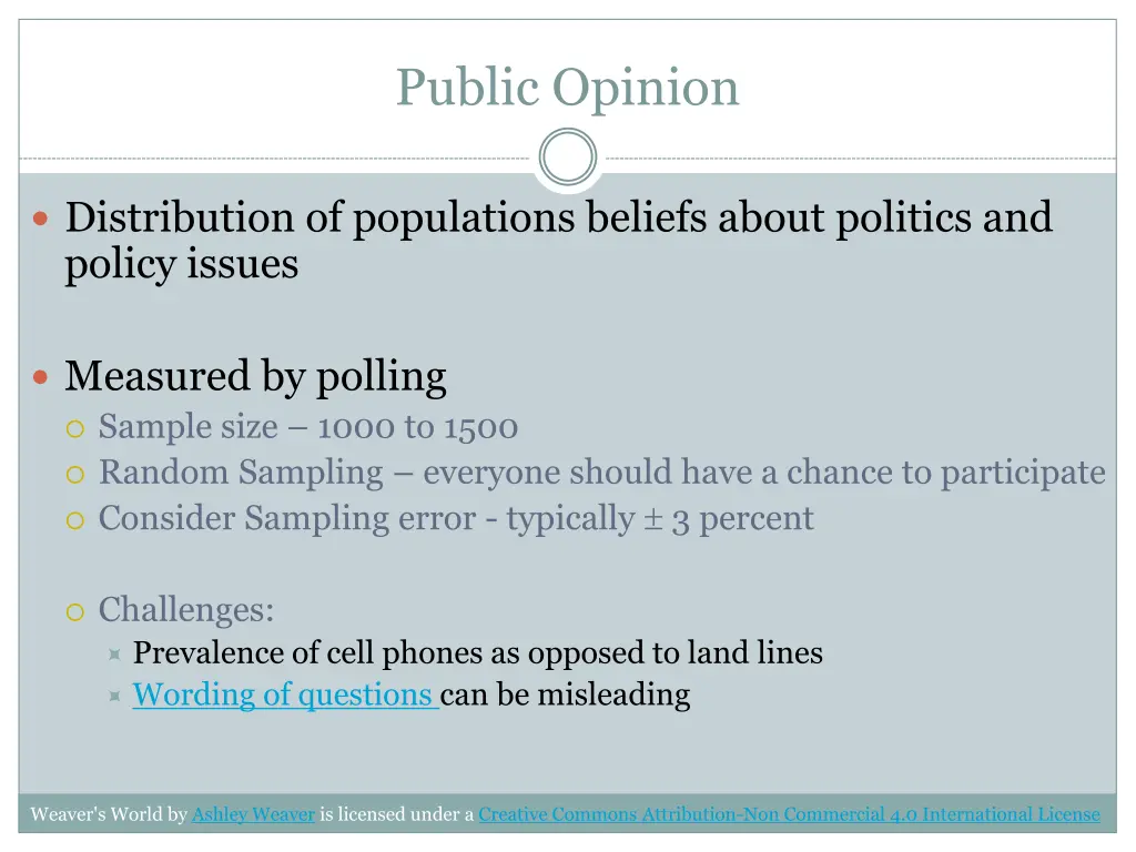 public opinion