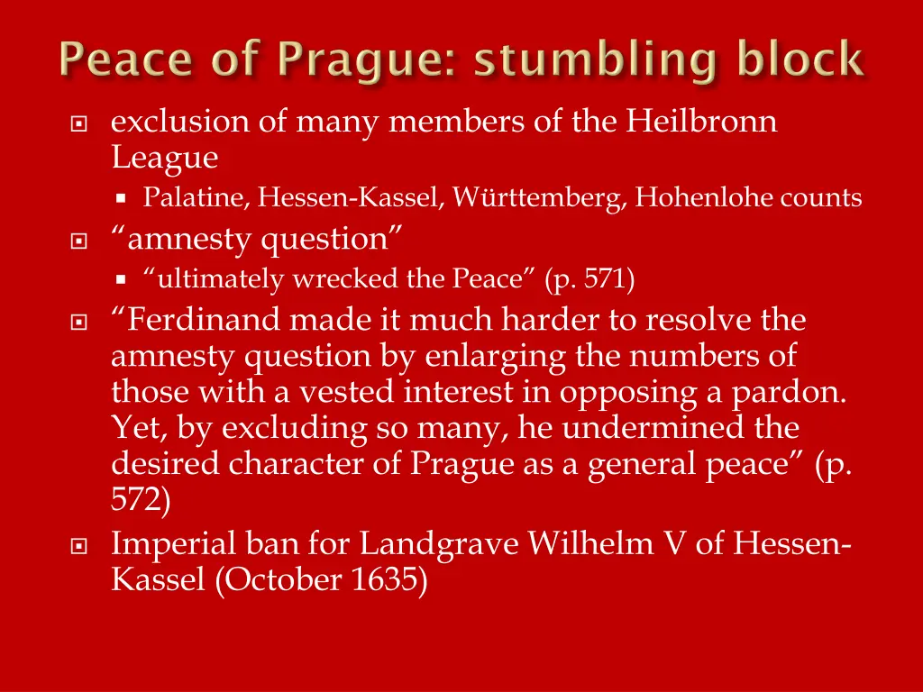 exclusion of many members of the heilbronn league