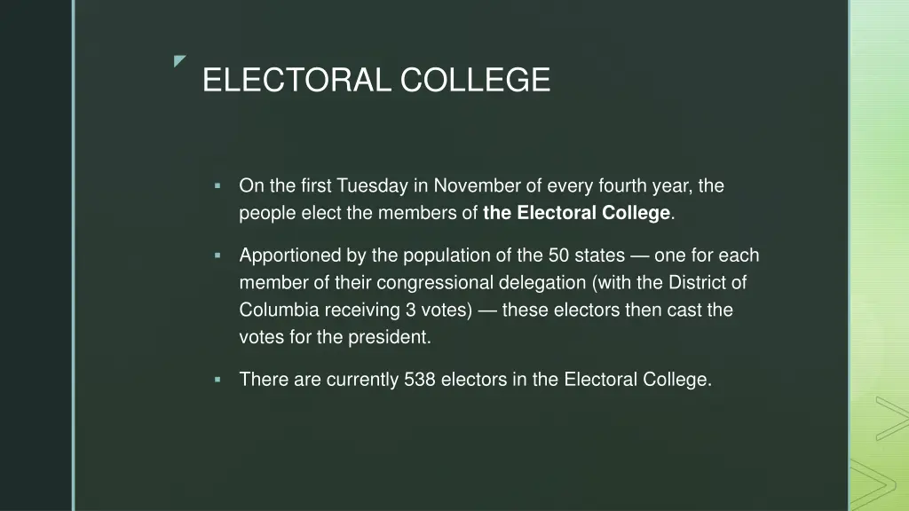 electoral college