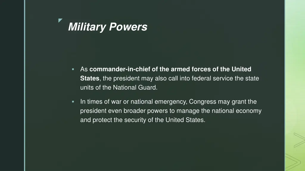 military powers