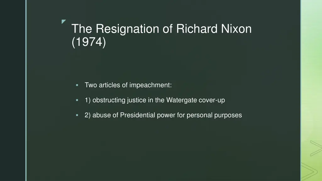 the resignation of richard nixon 1974 1