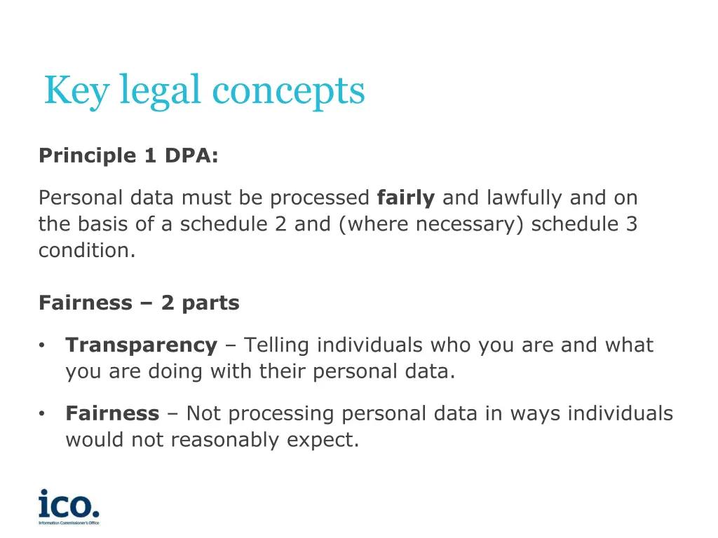 key legal concepts