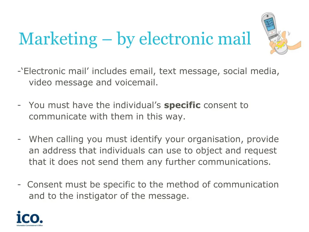 marketing by electronic mail