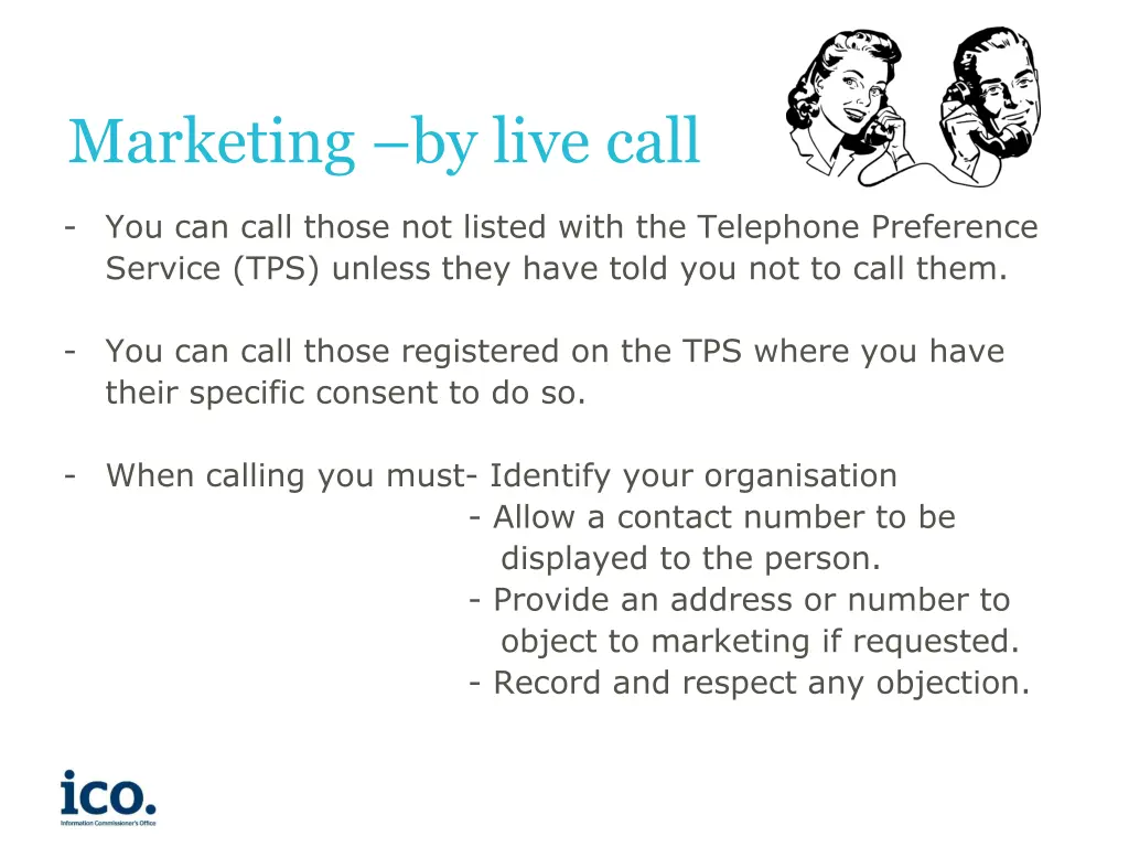 marketing by live call