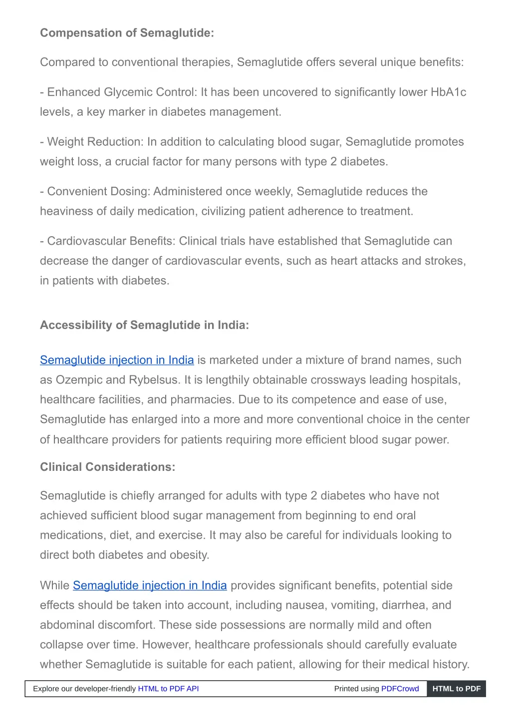 compensation of semaglutide