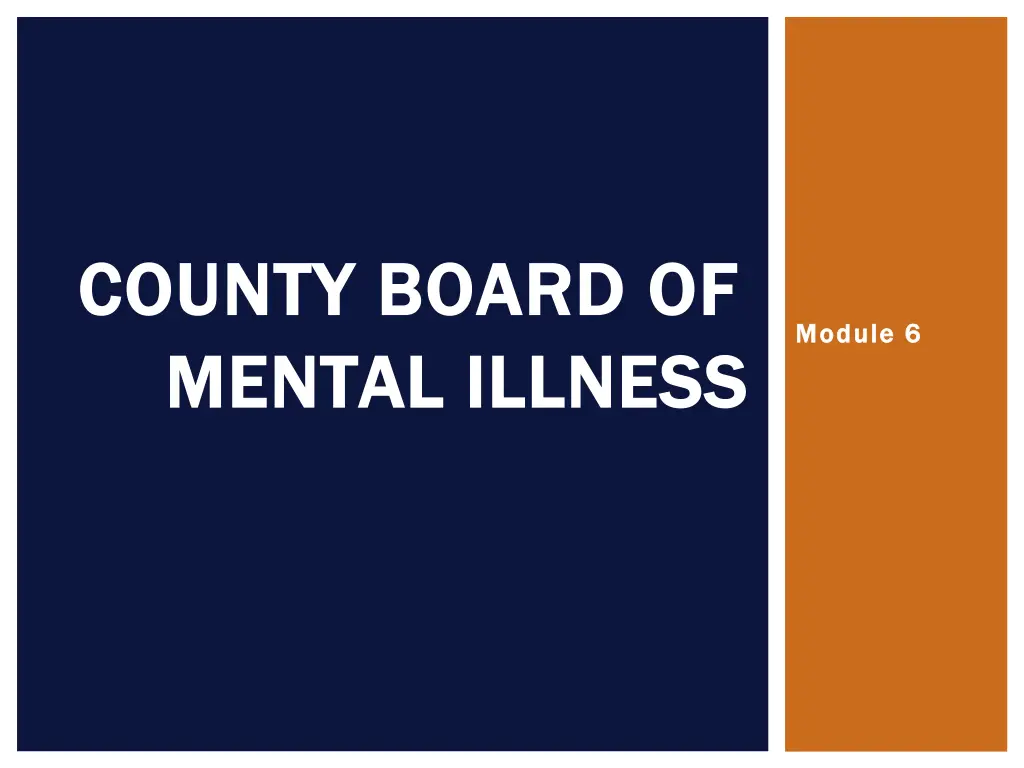 county board of county board of mental illness