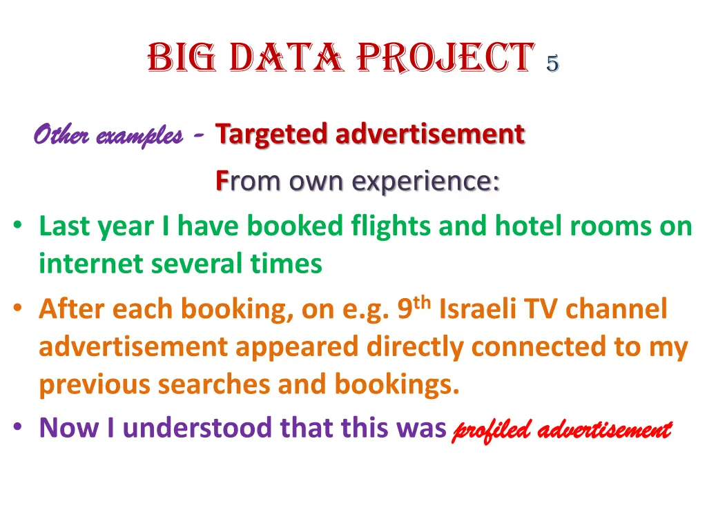 big data project 5