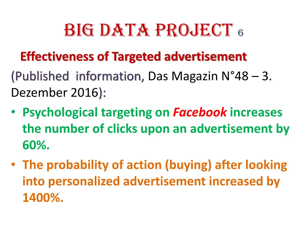 big data project 6