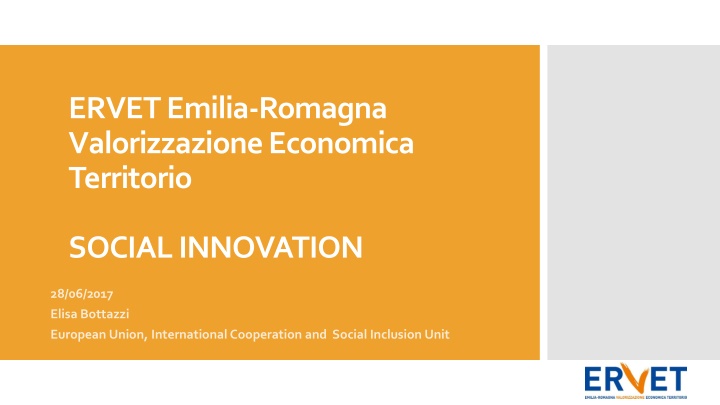 ervet emilia romagna valorizzazione economica