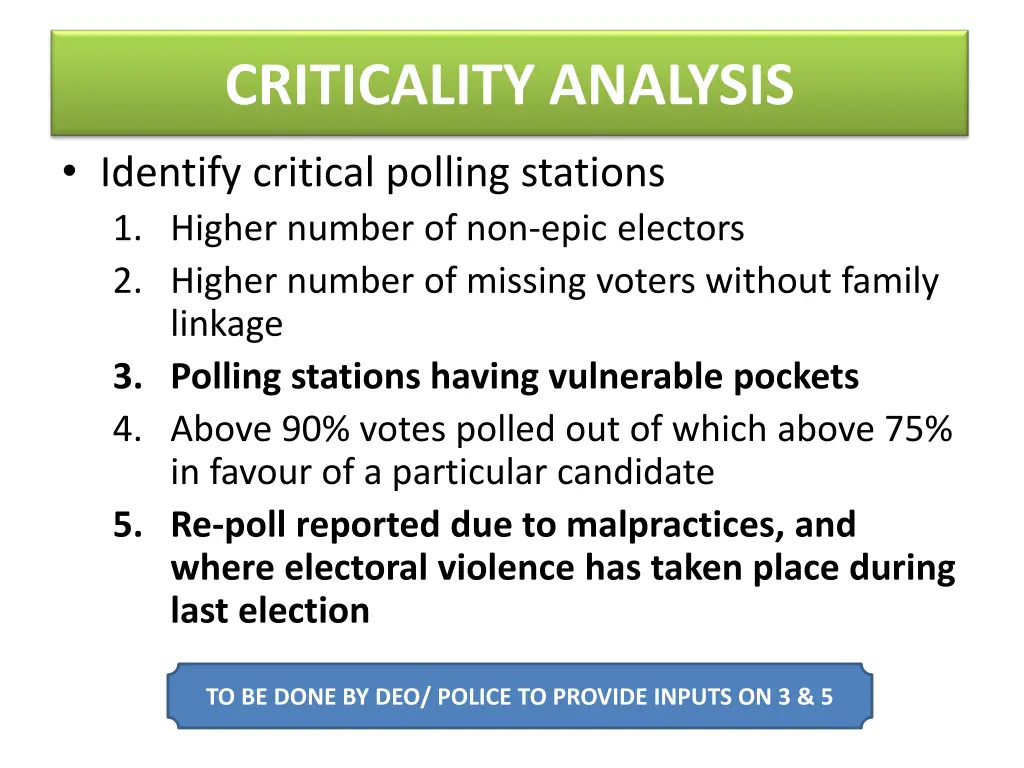 criticality analysis