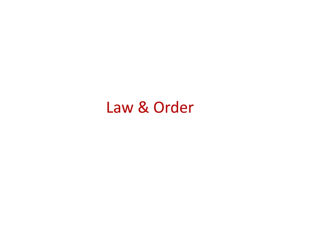 law order