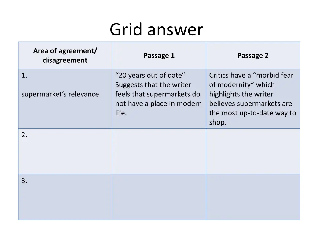 grid answer 1