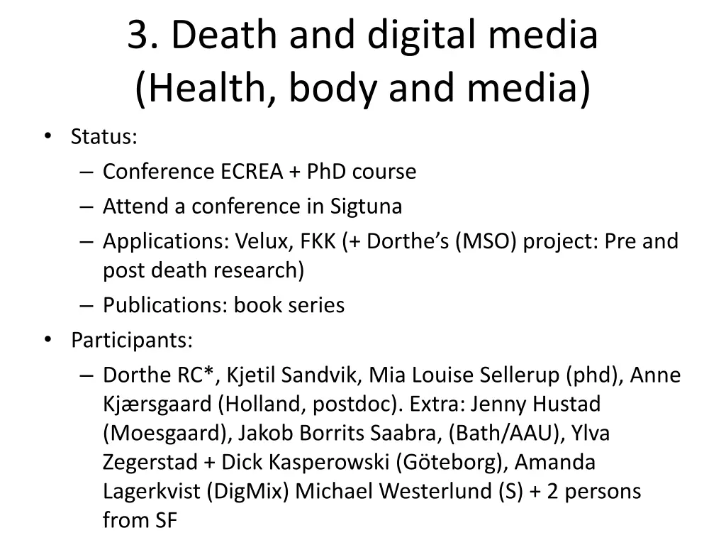 3 death and digital media health body and media