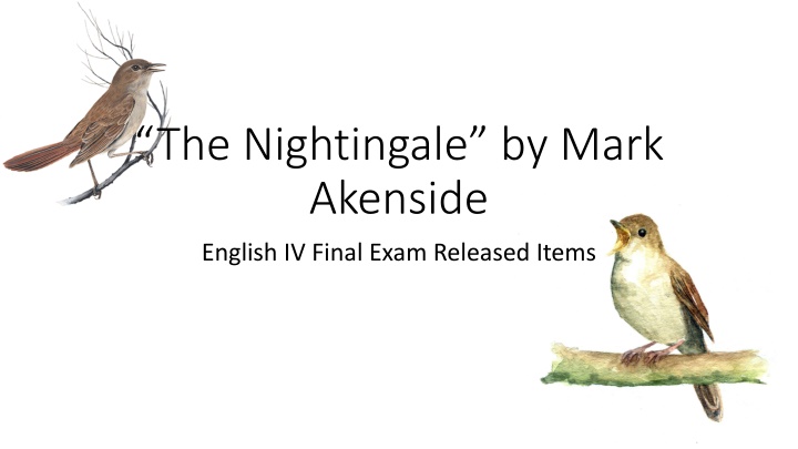 the nightingale by mark akenside