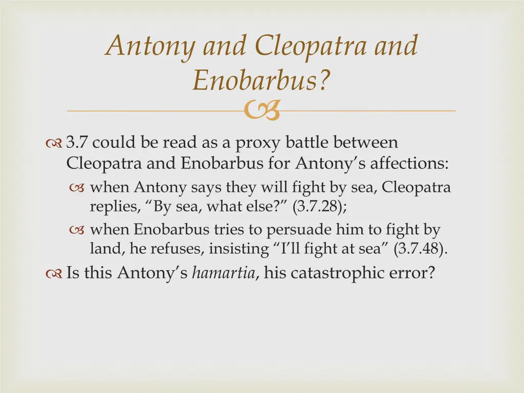 antony and cleopatra and enobarbus 3