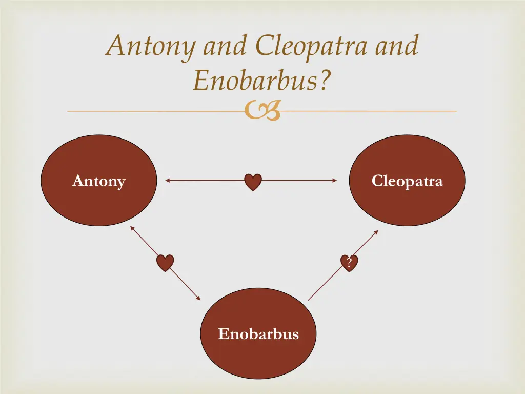 antony and cleopatra and enobarbus