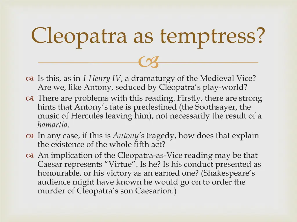 cleopatra as temptress 2