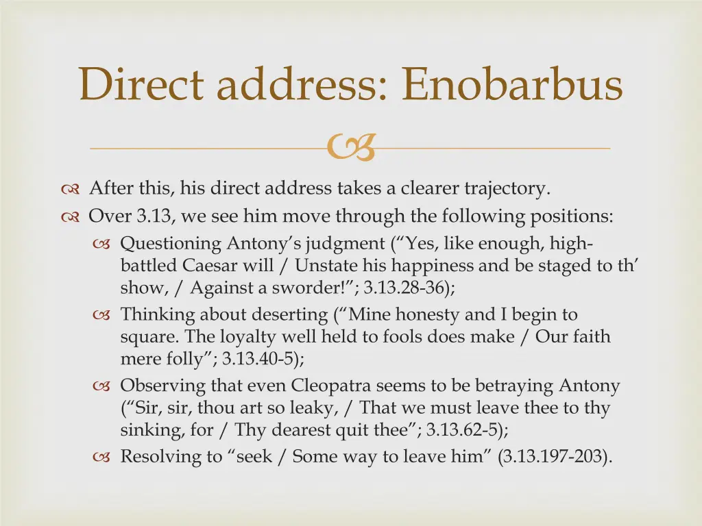 direct address enobarbus 1