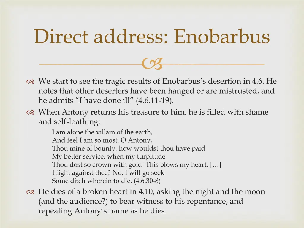 direct address enobarbus 2