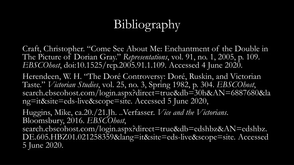 bibliography 1