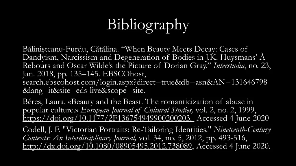 bibliography