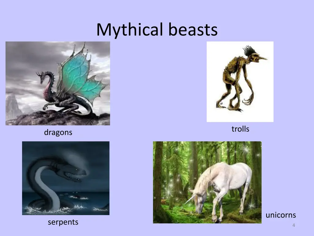 mythical beasts