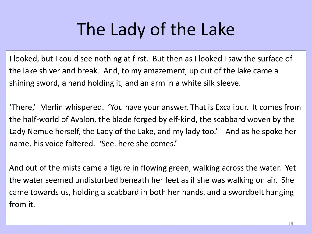 the lady of the lake 2