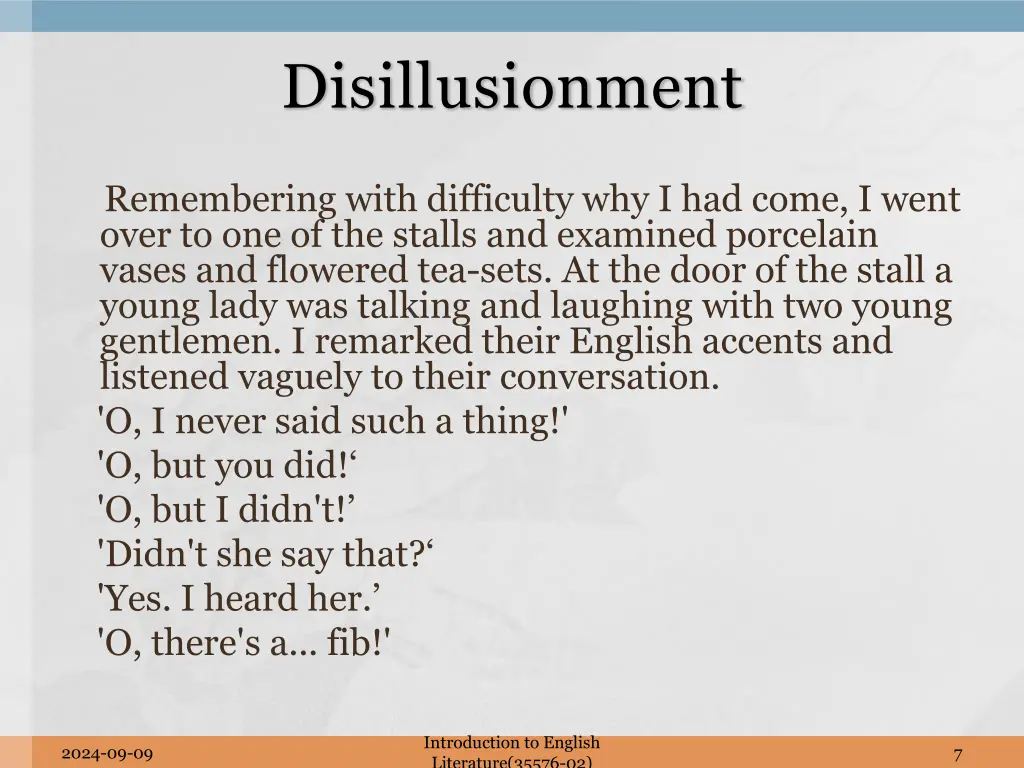 disillusionment