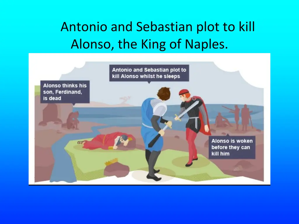 antonio and sebastian plot to kill alonso