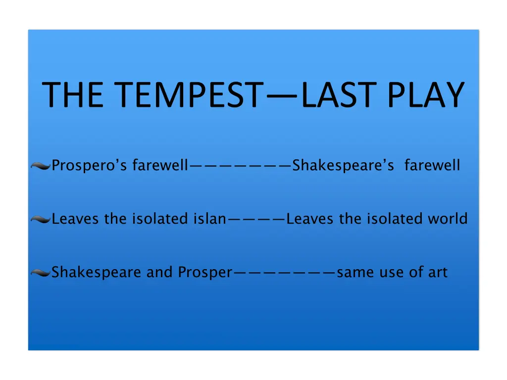 the tempest last play