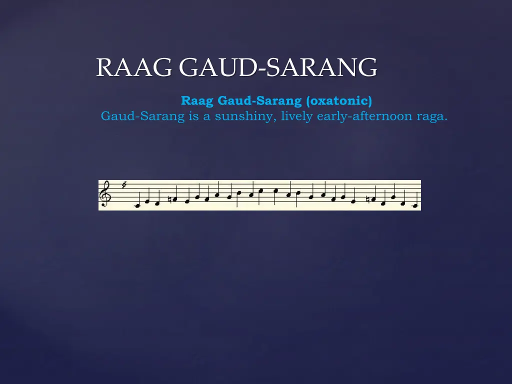 raag gaud sarang