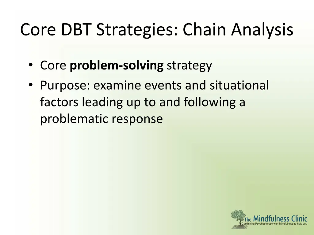 core dbt strategies chain analysis